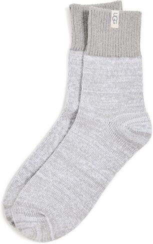 UGG, Womens, Rib Knit Slouchy Quarter, Black, One Size in Saudi Arabia