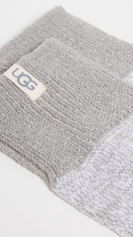 UGG, Womens, Rib Knit Slouchy Quarter, Black, One Size in Saudi Arabia