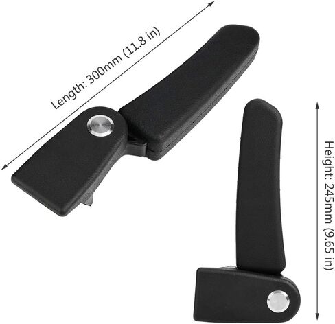 Motorcycle Passenger Armrest 2Pcs Motorcycle Passenger Rear Folding Top Case Box Rear Seat Armrest Kit for in Saudi Arabia