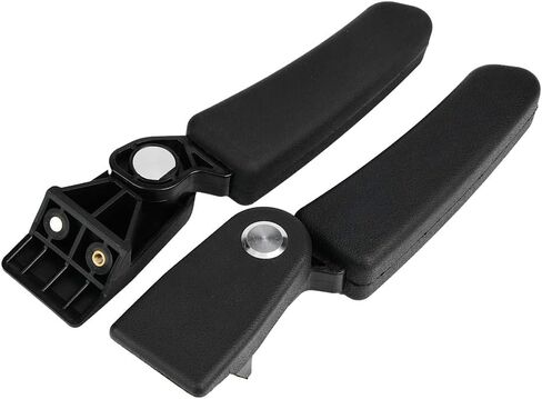 Motorcycle Passenger Armrest 2Pcs Motorcycle Passenger Rear Folding Top Case Box Rear Seat Armrest Kit for in Saudi Arabia