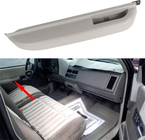 munirater Front Left Driver Side Door Armrest Replacement for 1990-1994 C/K Series 15691229 OEM Gray in Saudi Arabia