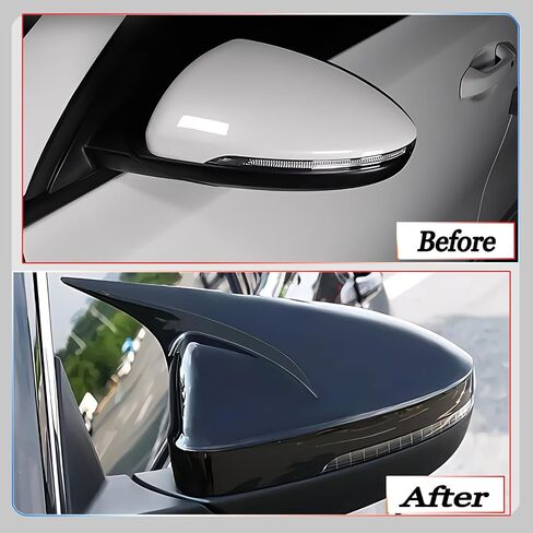 Side Mirror Cover, for Kia Forte 2019 2020 2021 2022 2023 2024 2025, Carbon Fiber Side Rear Mirror Covers Body Kit Accessories for Cars in Saudi Arabia