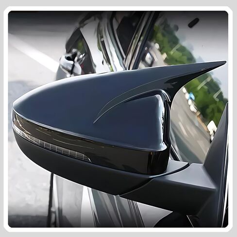 Side Mirror Cover, for Kia Forte 2019 2020 2021 2022 2023 2024 2025, Carbon Fiber Side Rear Mirror Covers Body Kit Accessories for Cars in Saudi Arabia