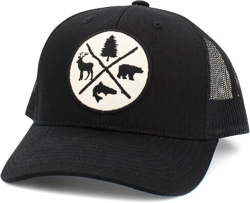 KBETHOS Men's Women's Explore The Outdoors Mountains Scenery Unisex Trucker Baseball Cap in Kuwait