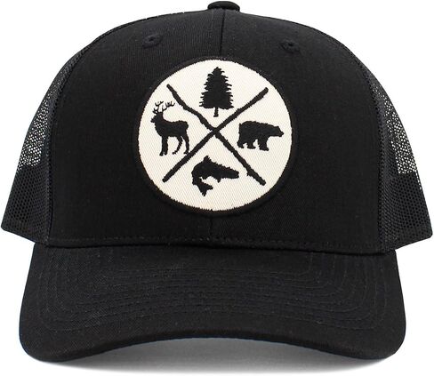 KBETHOS Men's Women's Explore The Outdoors Mountains Scenery Unisex Trucker Baseball Cap in Kuwait