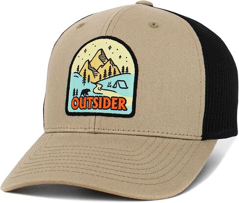 KBETHOS Men's Women's Explore The Outdoors Mountains Scenery Unisex Trucker Baseball Cap in Kuwait