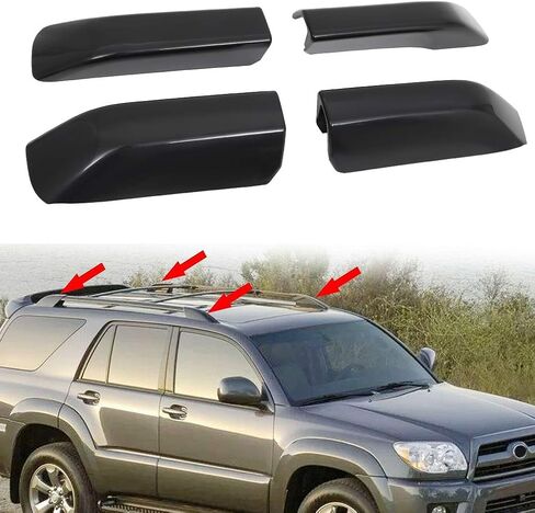cciyu Roof Rack Rail End Cover Shell for Toyota 4Runner 2010-2021 Roof Rack Rails End Cap Protection Cover in Saudi Arabia