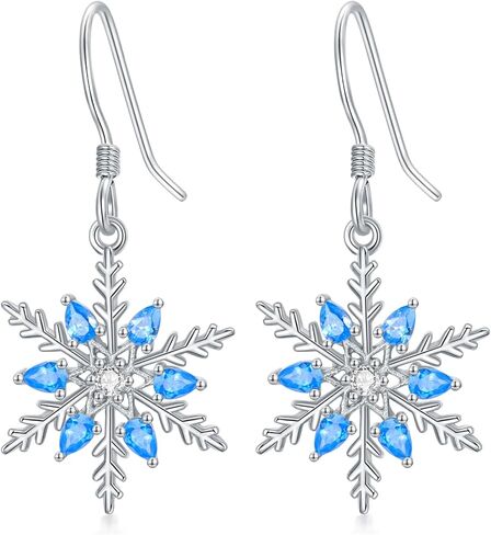 Midari Turtle/Daisies/Sunflower/Comedy Tragedy Mask/Opera Mask/Hummingbird/Black Cat/Snowflake Dangle Earrings for Women Sterling Silver Cute Cool Earrings Birthday Halloween Christmas Jewelry Gift in Kuwait