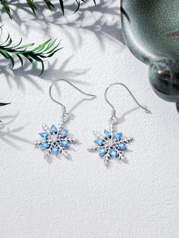 Midari Turtle/Daisies/Sunflower/Comedy Tragedy Mask/Opera Mask/Hummingbird/Black Cat/Snowflake Dangle Earrings for Women Sterling Silver Cute Cool Earrings Birthday Halloween Christmas Jewelry Gift in Kuwait