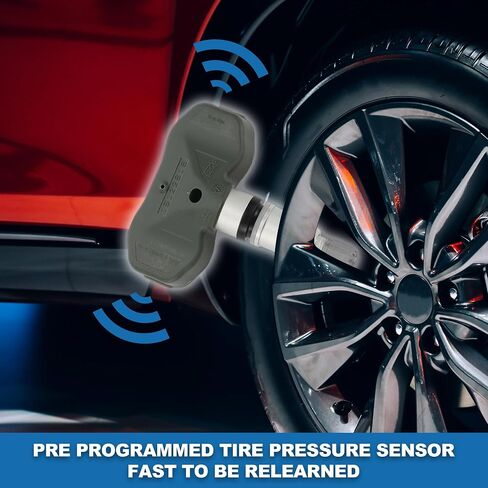 4Pcs Tire Pressure Sensor No.15122618 Tire Pressure Monitoring Sensor for Chevrolet Colorado 2007-2012 in Saudi Arabia