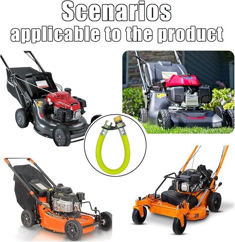 خرطوم تغيير زيت الصرف 1420K 20 مم أخضر فلوري متوافق مع محركات سلسلة Kawasaki FH FJ FR FS FX ومحركات Hon-da GX660 وGXV390 وGXV660 وGXV690 V-Twin in Kuwait