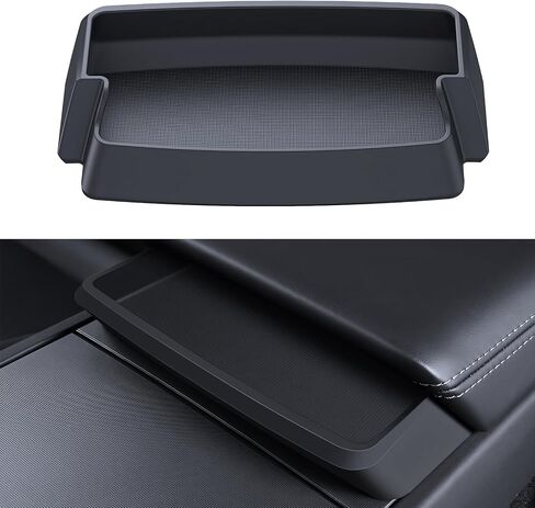 Center Console Organizer for Tesla Model 3 Highland and Model Y Juniper 2024 2025, Sunglasses Holder Armrest Key Card Phone Holder Storage Box Key Interior Accessories in Saudi Arabia