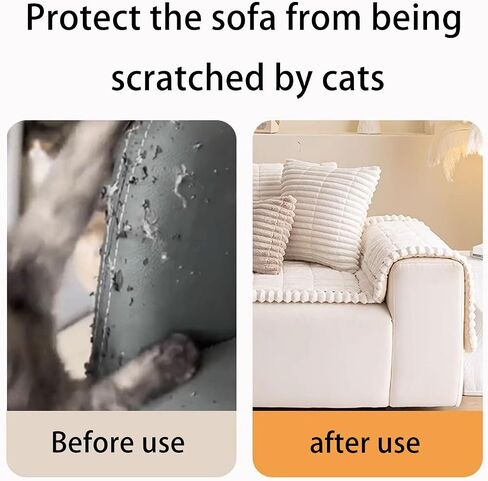 Couch Cover for Dogs Washable， Non Slip Plush Sofa Covers，Cushion Couch Anti Couch Cover Furniture Protector，Suitable for Living Rooms and bedrooms（Excluding Pillows）(23.6in*47.2in, White) in Saudi Arabia