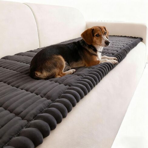 Couch Cover for Dogs Washable， Non Slip Plush Sofa Covers，Cushion Couch Anti Couch Cover Furniture Protector，Suitable for Living Rooms and bedrooms（Excluding Pillows）(23.6in*47.2in, White) in Saudi Arabia