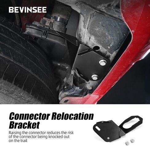 دعامة تثبيت أسلاك المقطورة من Bevinsee، متوافقة مع Toyota 4Runner 2014-2024، دعامة نقل أسلاك المقطورة الفولاذية، ملحقات 4Runner in Kuwait
