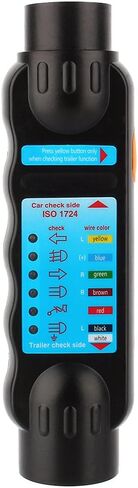 12V 7-Pin Trailer Tester Plug RV Connector Tester Plug Tool Socket Adapter for Trailer(European Specifications) in Saudi Arabia