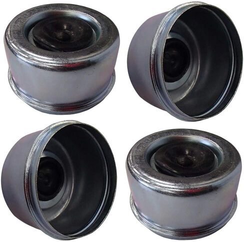 RAParts (4) أربع عبوات غطاء غطاء غبار الشحوم وقابس مقاس 2.72 بوصة لمحاور محور مقطورة E-Z Lube in Saudi Arabia