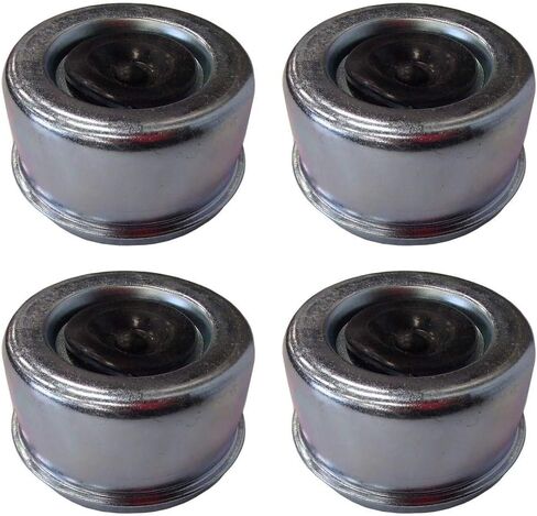 RAParts (4) أربع عبوات غطاء غطاء غبار الشحوم وقابس مقاس 2.72 بوصة لمحاور محور مقطورة E-Z Lube in Saudi Arabia