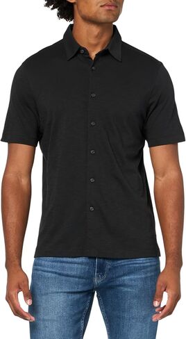 Theory Men's Noran Short Sleeve in Cosmos in Saudi Arabia