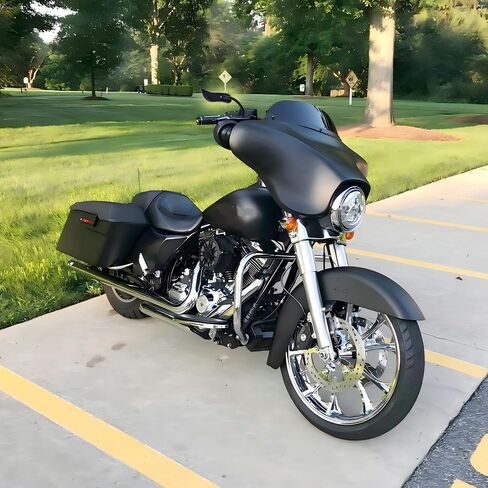مرآة الدراجة النارية DREAMIZER M8 M10 Street Glide Mirrors للدراجات النارية ملحقات جانبية للرؤية الخلفية متوافقة مع Harley Sportster Road King Electra Dyna Softail Ultra Vrod والمزيد in Saudi Arabia