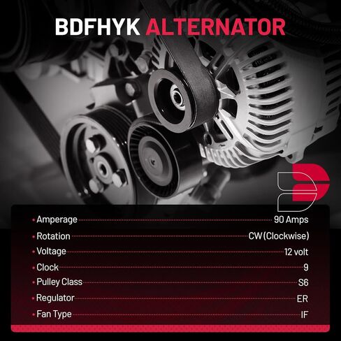 BDFHYK Alternator Compatible with Lexus RX350 2007-2009 3.5L V6,Compatible with Toyota Highlander/Avalon/Venza/Camry/RAV4 2005-2018 3.5L V6 Replace 104210-2074,104210-4471,104210-4830,11136 in Saudi Arabia