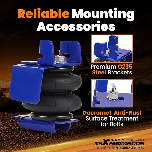 maXpeedingrods 5000 lbs Rear Air Suspension Bags Kit for Ram 3500 4WD 2013-2024 Air Helper Spring Kit in Saudi Arabia