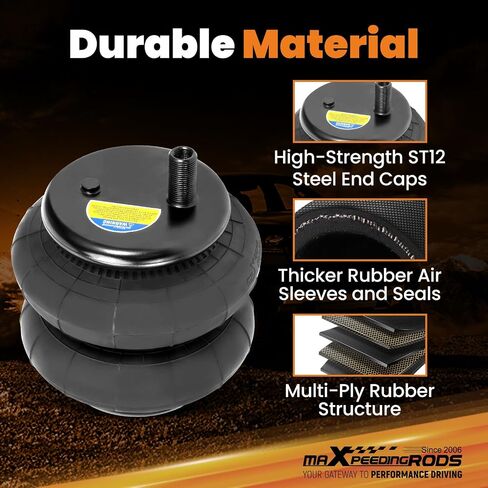 maXpeedingrods 5000 lbs Rear Air Suspension Bags Kit for Ram 3500 4WD 2013-2024 Air Helper Spring Kit in Saudi Arabia