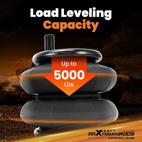 maXpeedingrods 5000 lbs Rear Air Suspension Bags Kit for Ram 3500 4WD 2013-2024 Air Helper Spring Kit in Saudi Arabia
