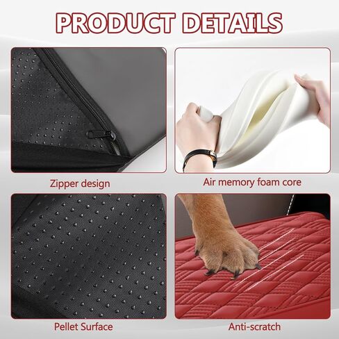 Car Center Console Cover, 12.6"×8.3"×2" Leather Car Armrest Cover, Soft Memory Foam Auto Armrest Cushion Pad, Vehicle Arm Rest Box Protector, Universal Interior Car Accessories (Gray) in Saudi Arabia
