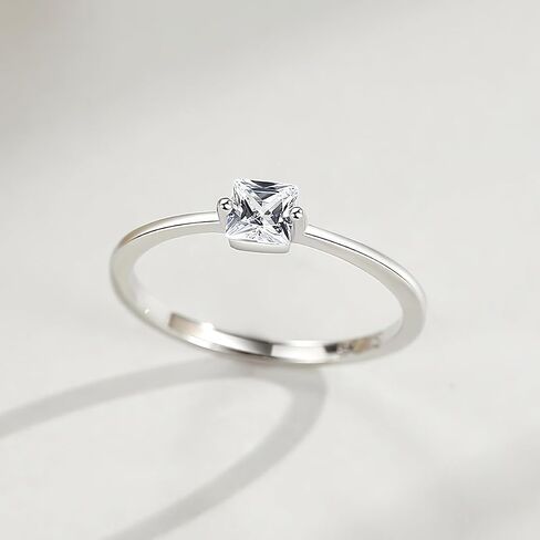 1pc Sterling Silver Personalised Fashion Special Shape Multicolor Zirconia Ring For Ladies Jewelry Fine Jewelry Gift For Women Dating in Saudi Arabia