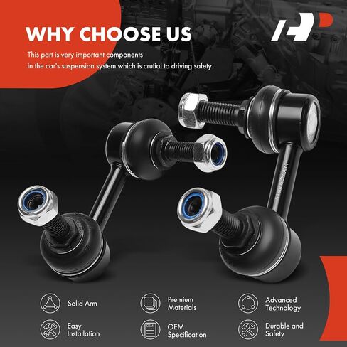 A-Premium 2 x Front Sway Bar Links Stabilizer Bar Links, Compatible with Nissan Titan XD 2016-2023 in Saudi Arabia