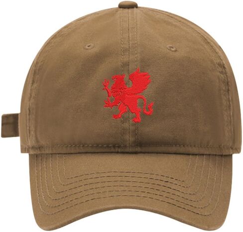 Mens Baseball Caps Regal Griffin Embroidered Washed Cotton Adjustable Dad Hat in Kuwait
