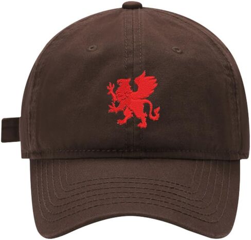 Mens Baseball Caps Regal Griffin Embroidered Washed Cotton Adjustable Dad Hat in Kuwait