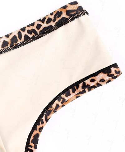 seamoly Deep Blue Polka Dots Print Bowknot Decor Beach Swim Bottom Boyshorts in Saudi Arabia