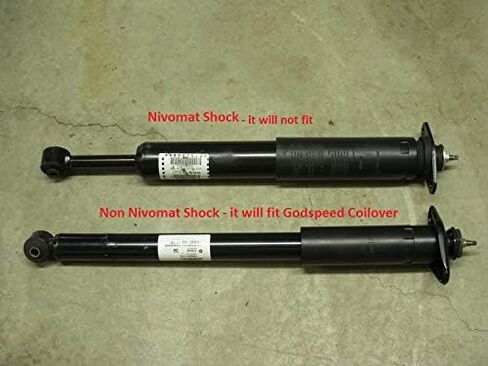 Godspeed MSS0139-A MonoSS Coilover Lowering Kit, Fully Adjustable, Ride Height, Spring Tension And 16 Click Damping, compatible with Chrysler 300C RWD 2005-10 in Saudi Arabia