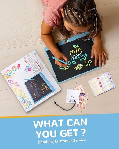 KOKODI LCD Writing Tablet, Gifts for 3 Years Old Boys and Girls，10 Inch Colorful Doodle Board Drawing Tablet, Erasable Reusable Electronic Drawing Pads, Educational and Learning Toys for Kids in Saudi Arabia