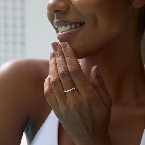 STORYJEWELLERY Gold Plated Rings for Women, Stackable Rings, Ring Bands for Women, Statement Ring, Gifts for Her in Saudi Arabia