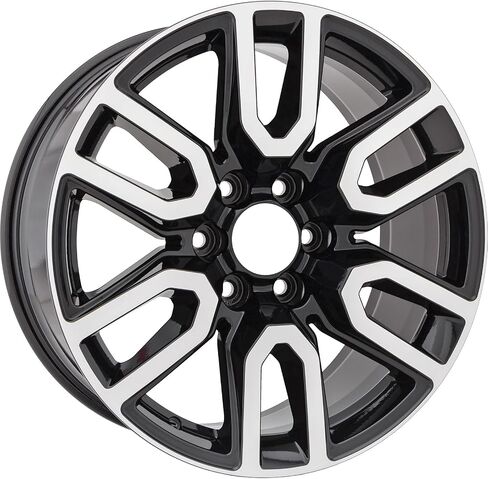New 20x9" 20 Inch Machined and Black Aluminum Alloy Wheel Rim for GMC Sierra 1500 Year 2020-2024 | ALY05914U46N | Direct Fit - OE Stock Specs in Saudi Arabia