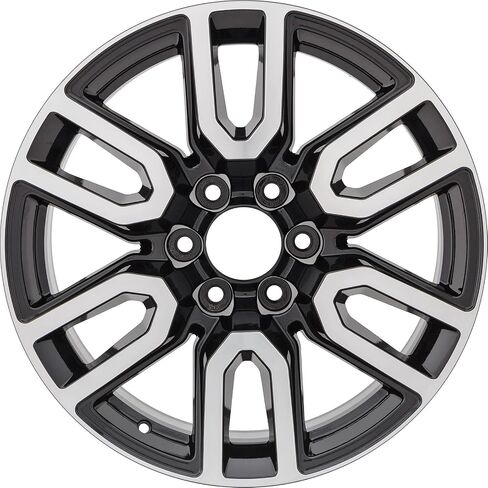 New 20x9" 20 Inch Machined and Black Aluminum Alloy Wheel Rim for GMC Sierra 1500 Year 2020-2024 | ALY05914U46N | Direct Fit - OE Stock Specs in Saudi Arabia