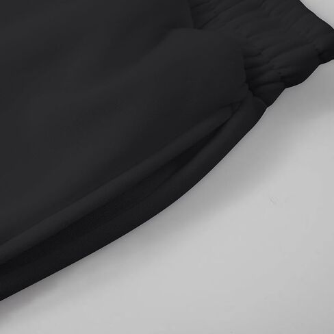 GOFULY بنطال رياضي للرجال فضفاض مطاطي برباط للركض بخصر مطاطي مع جيوب سروال خفيف الوزن كبير وطويل in Kuwait