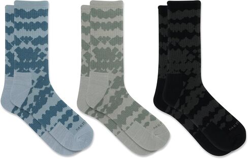 Merrell Trekker Outdoor Crew Sock, Blue Green Black, S/M (Women's 5-9.5 / Men's 5-8.5) in Saudi Arabia