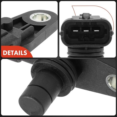 A-Premium Exhaust Engine Camshaft Position Sensor Compatible with Mercedes-Benz C63 AMG 2008-2015, E63 AMG, S63 AMG, CLS63 AMG, SL63 AMG, SL63 AMG, SLS AMG, R63 AMG, CL63 AMG, CLK63 AMG, ML63 AMG in Saudi Arabia
