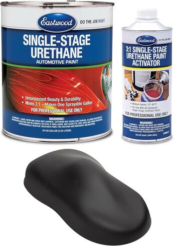 Eastwood 3:1 Rat Rod Matte Black Single Stage Automotive Spray Paint 1 Sprayable Gallon Kit in Saudi Arabia