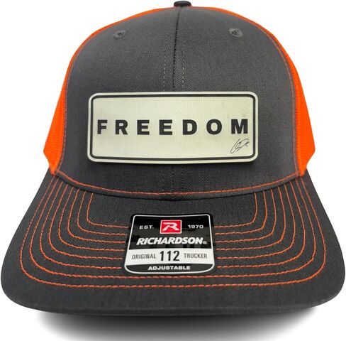 Charlie Kirk Freedom Trucker Hat – Classic Mesh Snapback Cap | Adjustable Snapback Mesh Cap (Charcoal White) in Saudi Arabia