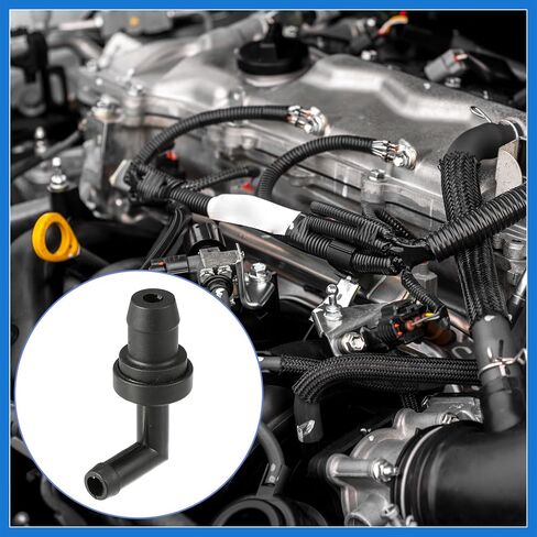 1 Set PCV Valve Grommet Kit Exhaust Positive Crankcase Ventilation Valve Fittings for Mazda Miata 1.8L 1999-2000 No.B54113890A/E30113338A Black Auto Accessories in Saudi Arabia