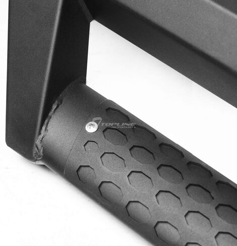 7422452732705 Universal Compatible with 2" X 2" Towing Receiver Matte Black Hoop Style 7" Drop Trailer Tow Mount Rear Hitch Drop Step Bar Bumper Guard in Saudi Arabia