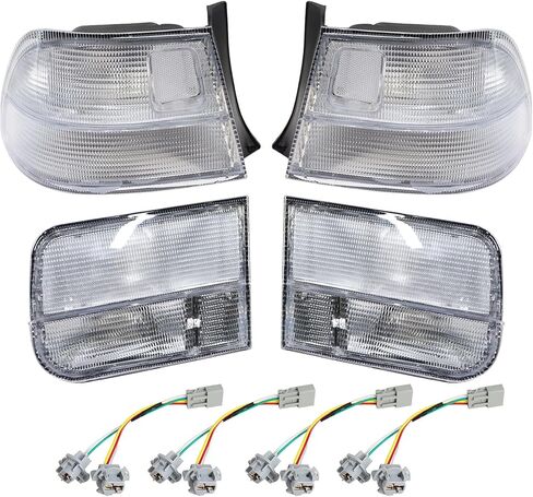 Civic Tail Lights All Clear Lens Left & Right Compatible with 1996-2000 Hon-da Civic Coupe 2-Door in Saudi Arabia