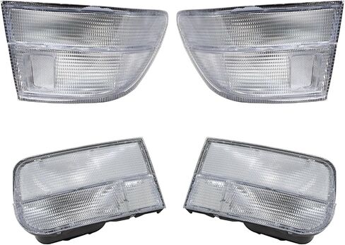 Civic Tail Lights All Clear Lens Left & Right Compatible with 1996-2000 Hon-da Civic Coupe 2-Door in Saudi Arabia