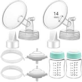 أجزاء المضخة متوافقة مع Spectra S1/S2/9 Plus، وليست الملحقات الأصلية، تتضمن المجموعة الكاملة البديلة شفة 24 مم، وصمام منقار البط، وواقي التدفق الخلفي، وأنابيب وزجاجة in Kuwait