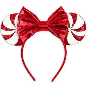 Christmas Ears Headband Red Candy Headband for Christmas Headbands Hair Accessories for Women in Saudi Arabia